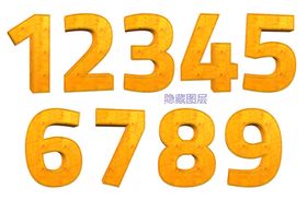 编号：09736209250239121284【酷图网】源文件下载-金色数字