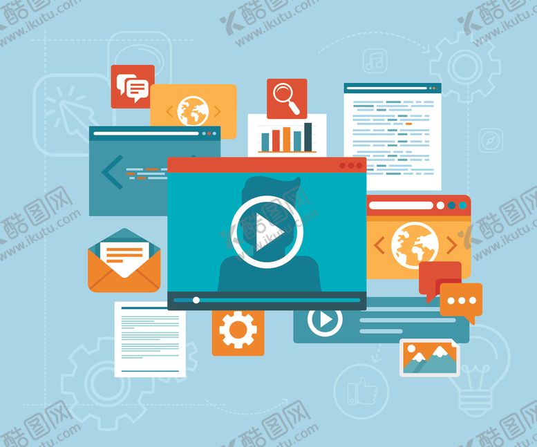 编号：95618509251323265863【酷图网】源文件下载-扁平办公插画