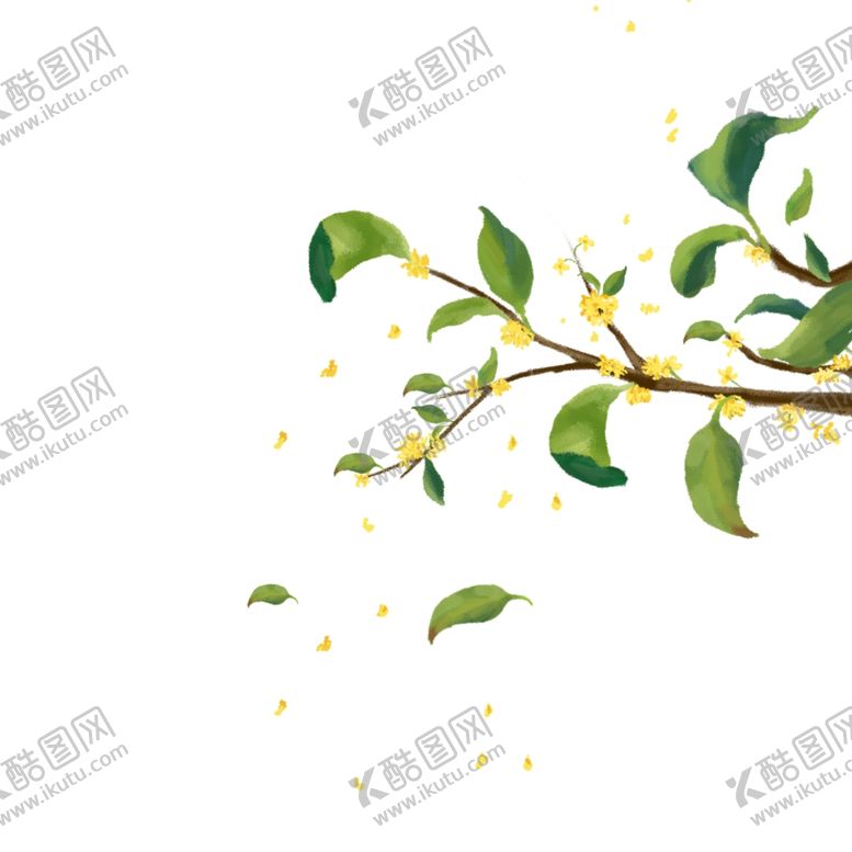 编号：63805204300148089226【酷图网】源文件下载-中秋节桂花飘落
