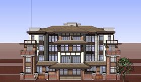 现代主义风格别墅模型