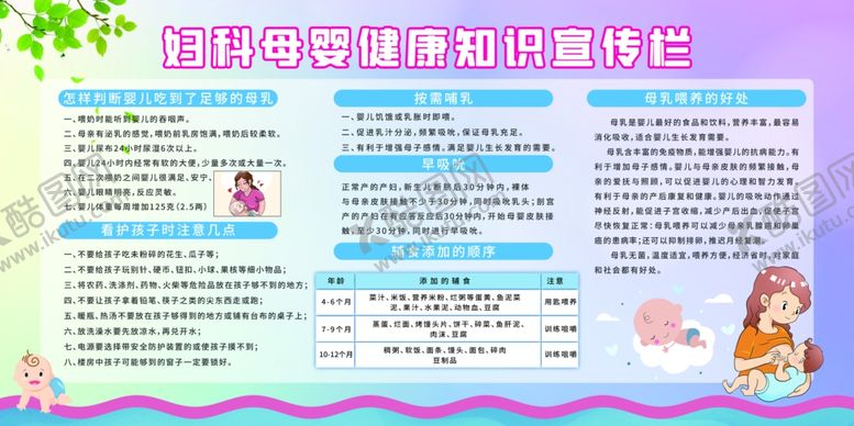 编号：60672205182146391862【酷图网】源文件下载-母乳喂养公益宣传展板素材