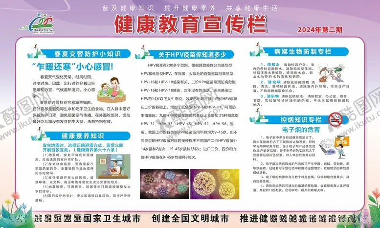 编号：71206412110741591841【酷图网】源文件下载-健康教育宣传栏