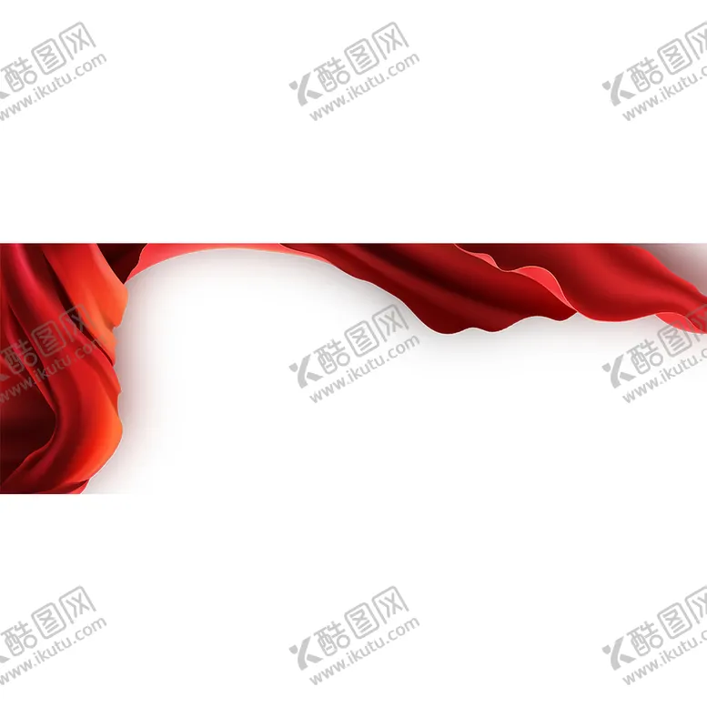 编号：30176107010611436089【酷图网】源文件下载-丝带飘柔红色素材设计