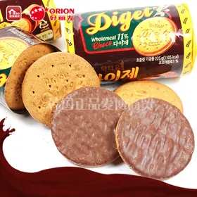 韩国好丽友奥利恩巧克力全麦饼干