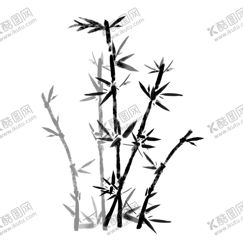 编号：48700009220940422048【酷图网】源文件下载-水墨素材毛笔画素材墨迹素材