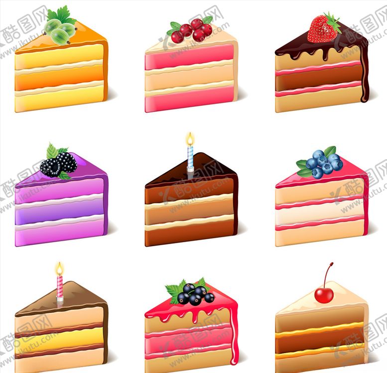 编号：40831810140636166238【酷图网】源文件下载-手绘蛋糕面包