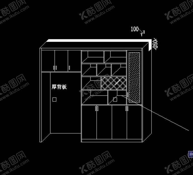 编号：17120205081452069461【酷图网】源文件下载-酒柜设计