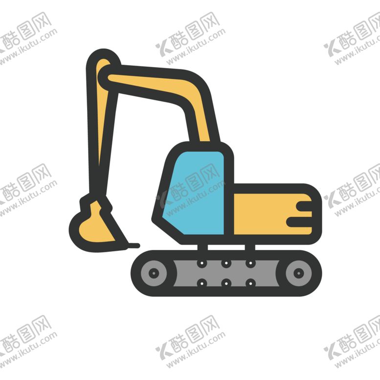 编号：90381310130145214591【酷图网】源文件下载-挖掘机