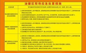 油罐区现场应急处置措施