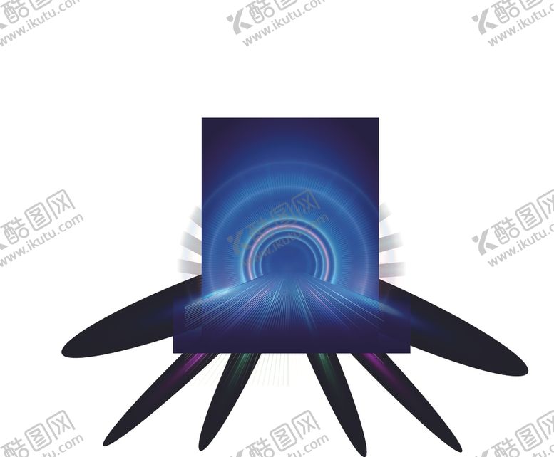 编号：77368809221747285906【酷图网】源文件下载-蓝色未来感