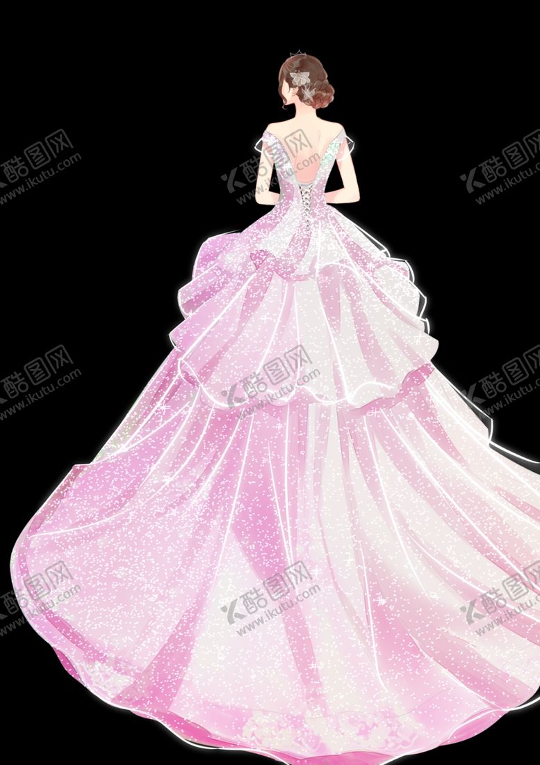 编号：60030709270823033736【酷图网】源文件下载-婚纱背影