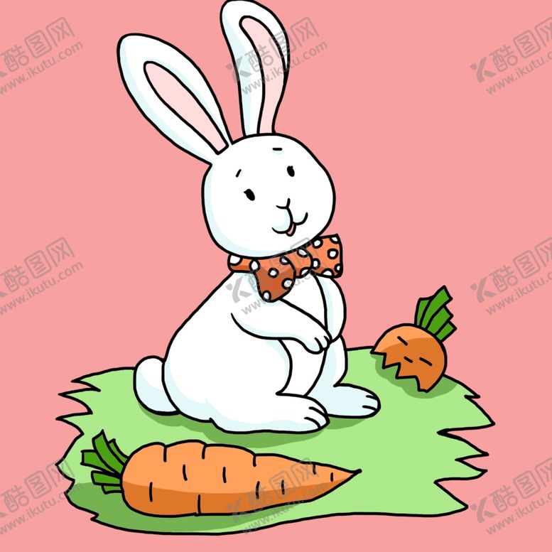 编号：96890809192306325145【酷图网】源文件下载-小白兔与胡萝卜