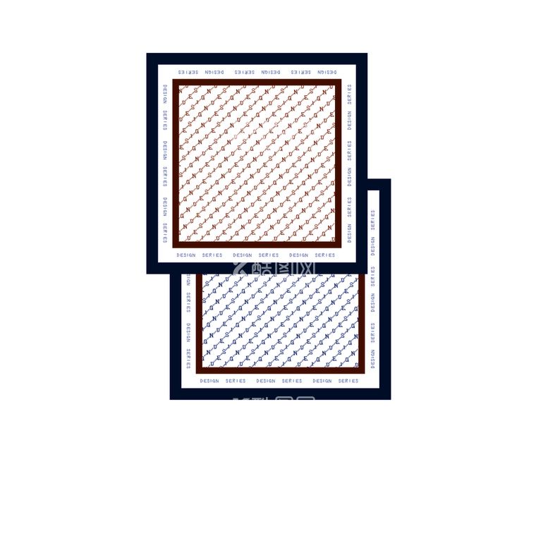编号：08164510042139477508【酷图网】源文件下载-方巾字母大牌数码印花