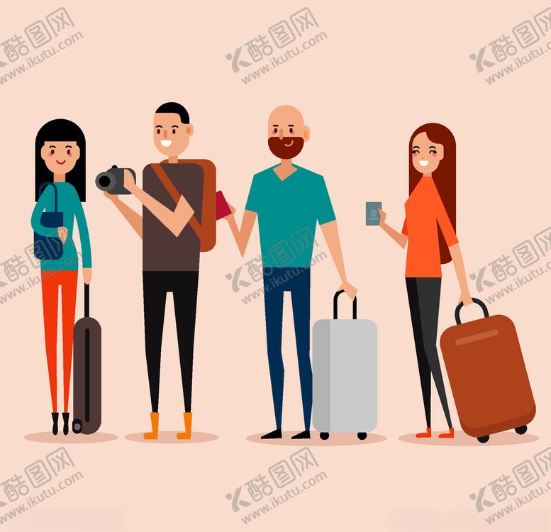 编号：48174307050056547337【酷图网】源文件下载-旅客游客