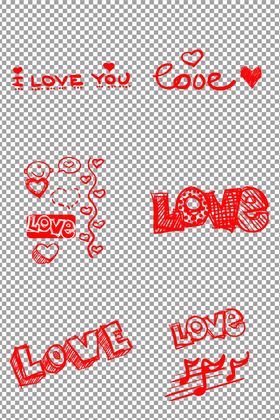 love艺术字体