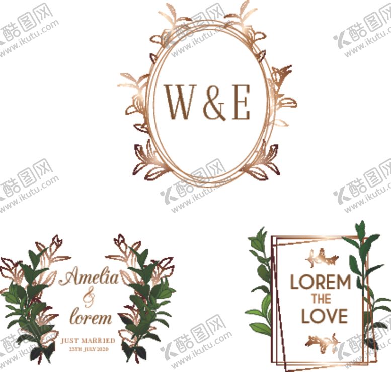 编号：63723310091055524984【酷图网】源文件下载-情人图形婚礼图标