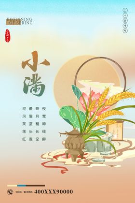 二十四节气插画国潮中国