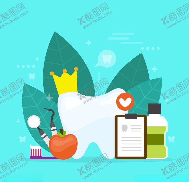 编号：56245709282100291711【酷图网】源文件下载-牙齿口腔