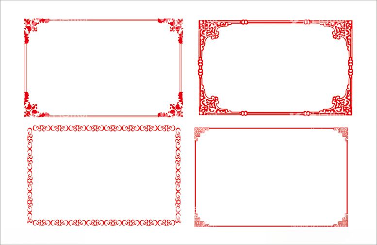 编号：16654412160906014544【酷图网】源文件下载-中式边框