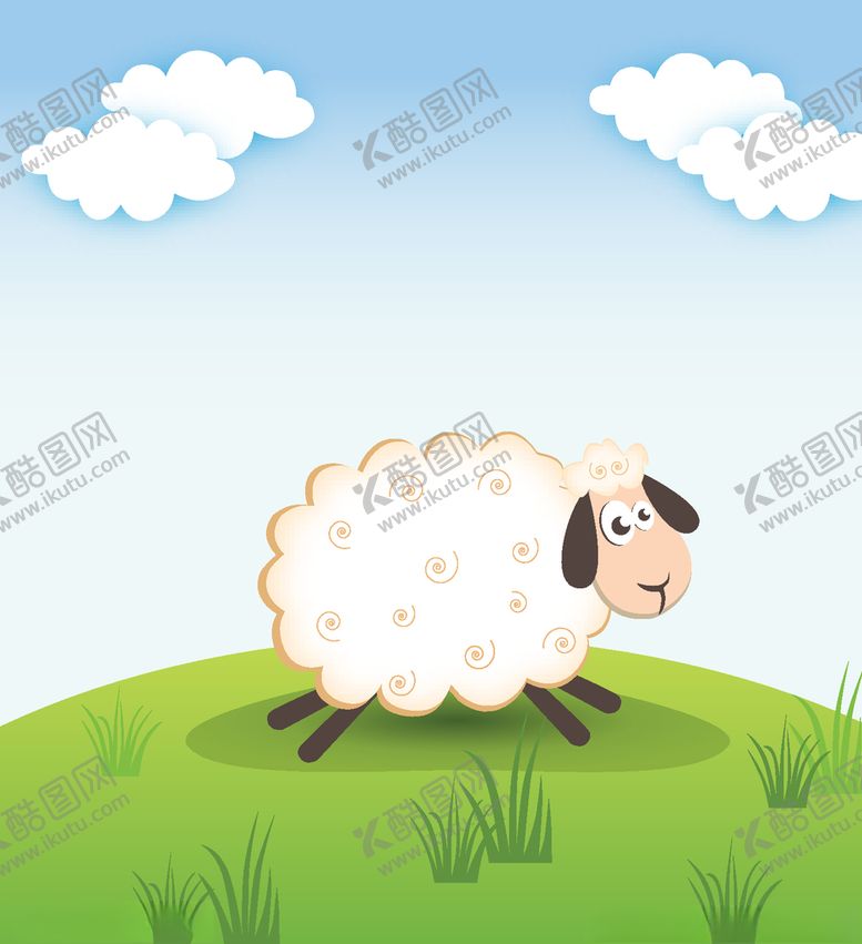 编号：99693809210332446908【酷图网】源文件下载-卡通羊