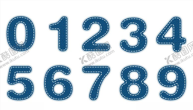 编号：70071210031750407102【酷图网】源文件下载-卡通数字