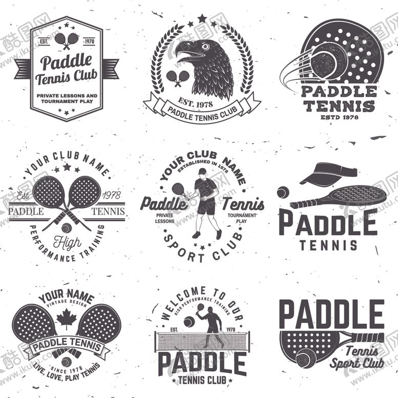 编号：41870109300356222998【酷图网】源文件下载-羽毛球标签