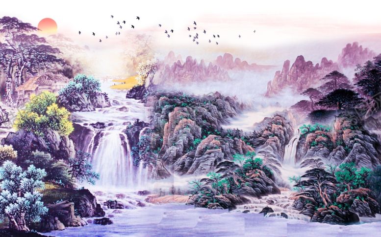 编号：67935007131108013212【酷图网】源文件下载-山水画