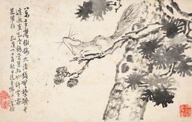 植物花草国画图案