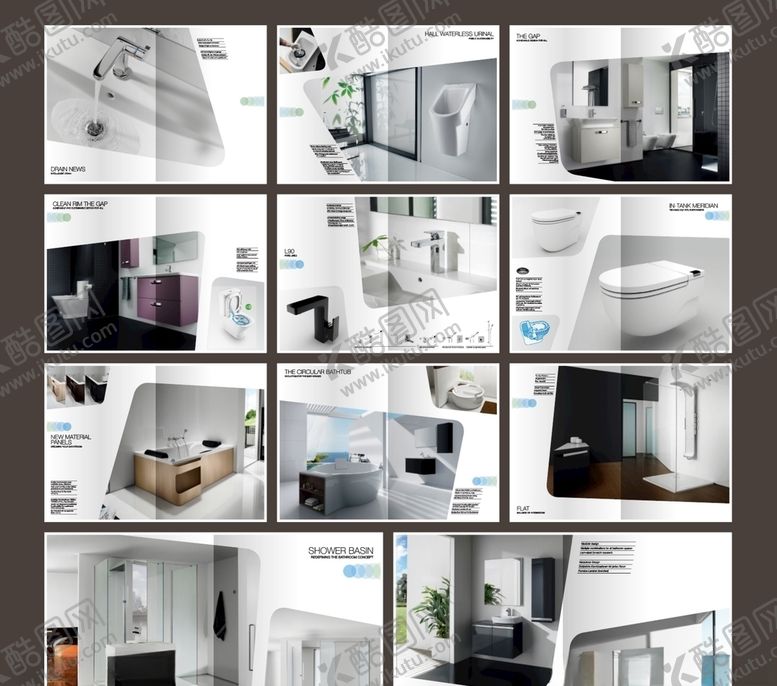 编号：79107409230701268505【酷图网】源文件下载-黑白画册商务画册现代画册