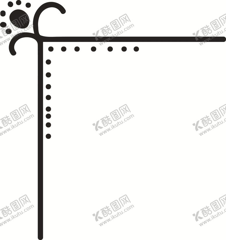 编号：61023810080453536745【酷图网】源文件下载-线描边角 