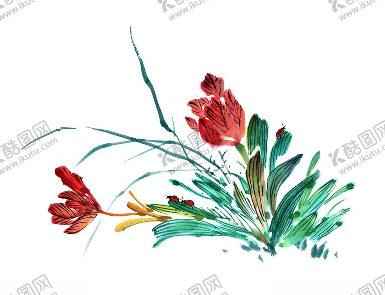 编号：70863109111907174759【酷图网】源文件下载-水墨兰花