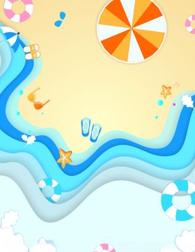 立夏沙滩海报