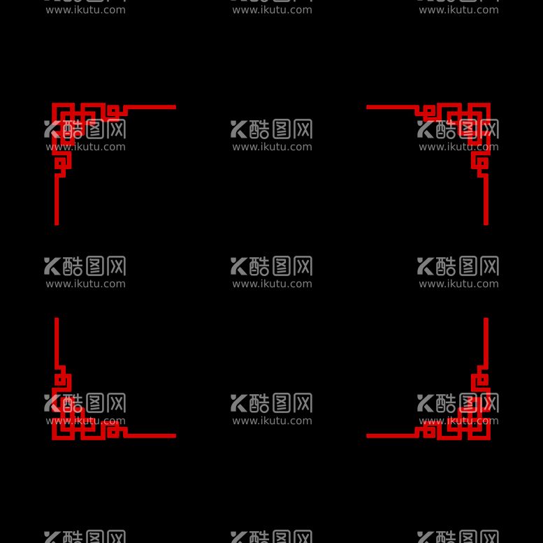 编号：18037409251939578632【酷图网】源文件下载-国潮边框 