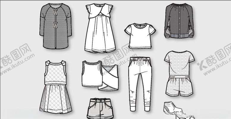 编号：87446209220903426284【酷图网】源文件下载-服装款式