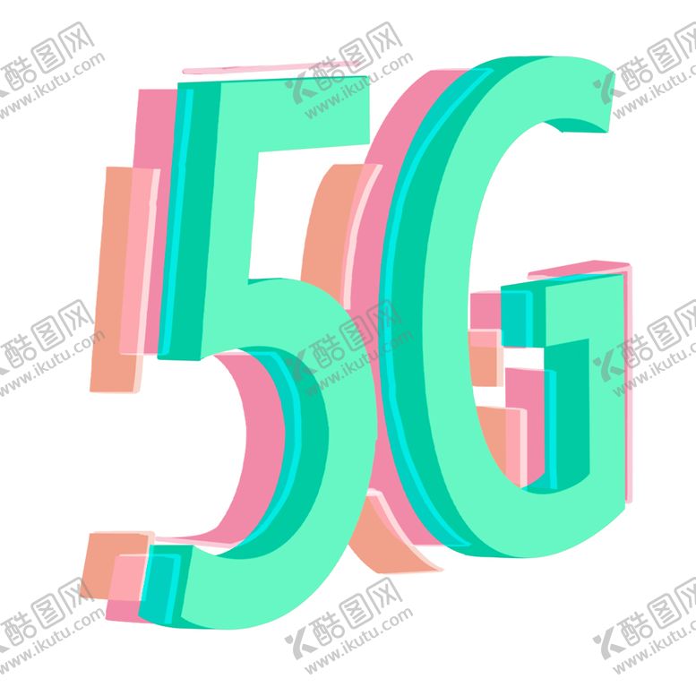 编号：45532505051849553402【酷图网】源文件下载-5G字体字形主题标志素材