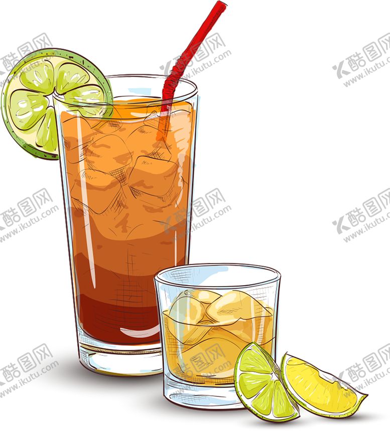 编号：16293306262045209218【酷图网】源文件下载-手绘饮品