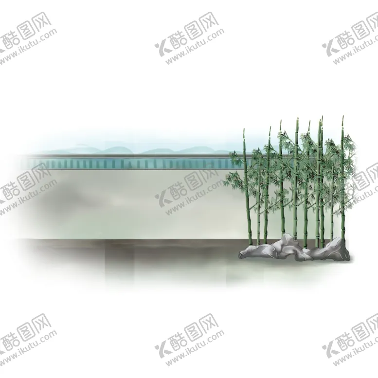编号：68822804172345447378【酷图网】源文件下载-竹子古代围墙