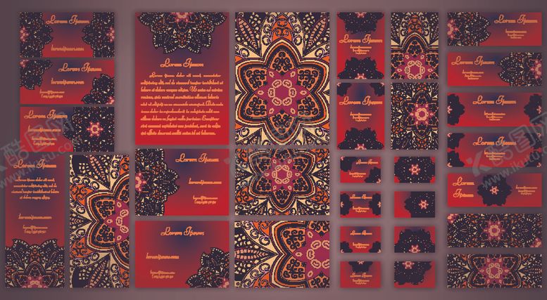 编号：87143910290426192912【酷图网】源文件下载-复古花纹背景