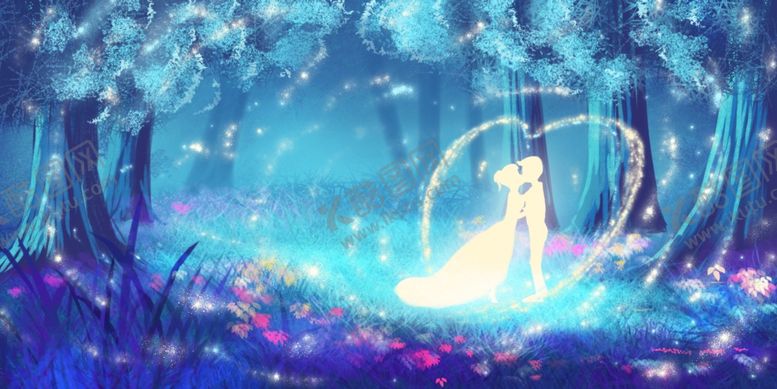 编号：44236509120622017952【酷图网】源文件下载-唯美七夕