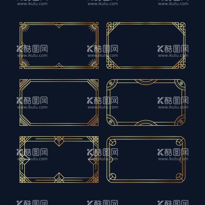 编号：94761209261134446590【酷图网】源文件下载-金色边框