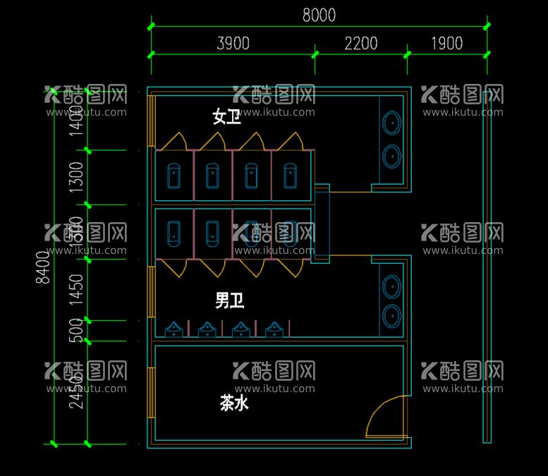 编号：89902710311012527789【酷图网】源文件下载-卫生间方案设计