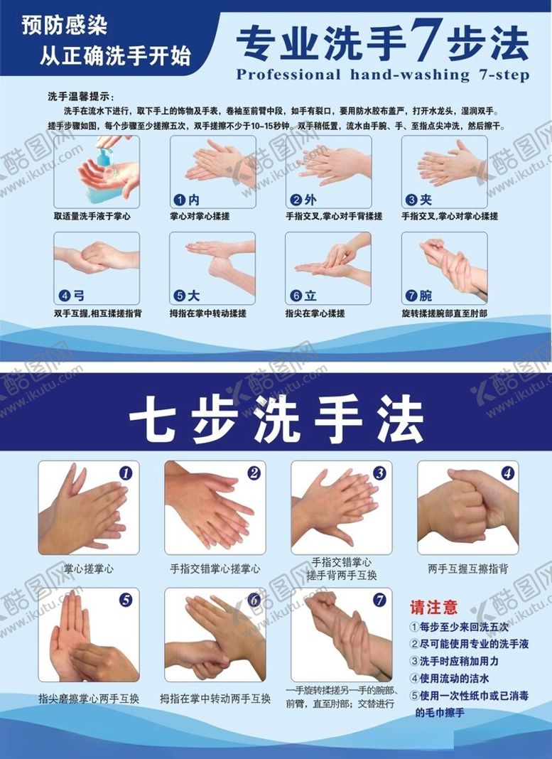 编号：10801904060232475091【酷图网】源文件下载-七步洗手法