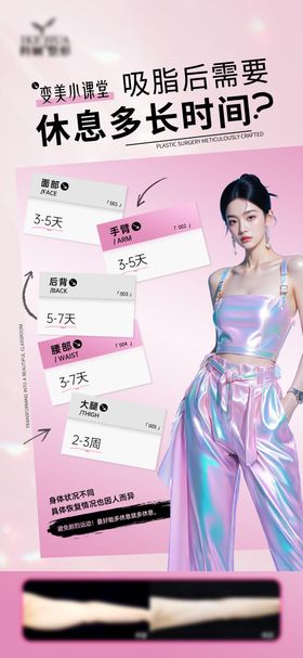 吸脂后需要休息多长时间海报