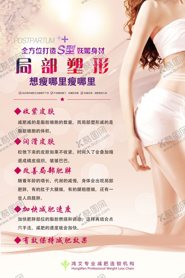 编号：90926302062037256173【酷图网】源文件下载-美容美体局部塑形