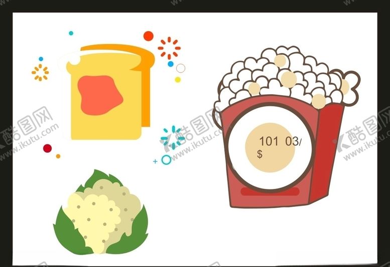 编号：42303909211835253520【酷图网】源文件下载-卡通美食餐饮