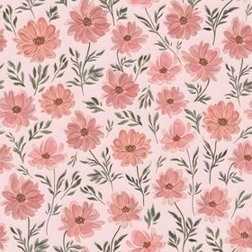 粉色花卉图案背景