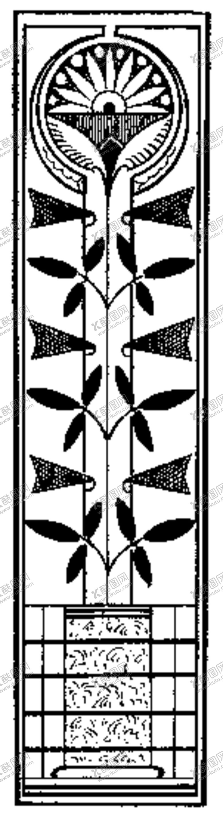 编号：76285609211542171925【酷图网】源文件下载-镂空花图案