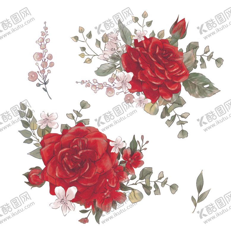 编号：83966010230059336140【酷图网】源文件下载-手绘鲜花