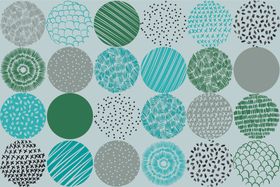 圆形创意花纹设计