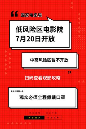 电影院恢复开放